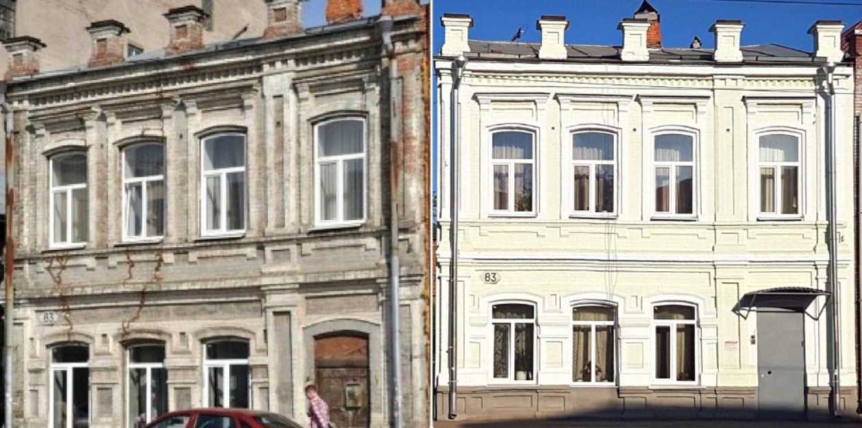 Капитальный ремонт здания в Санкт-Петербурге - до и после